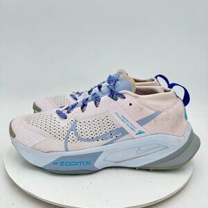 Nike Zegama Low Women Size 11 DH0625-601 Pearl Pink Blue Whisper Running Shoes